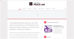 Desktop Screenshot of peacelab.org